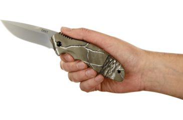 Image of CRKT Shenanigan Camo by Onion Design Folding Knife, 3.25in Blade and RealTree Xtra Green Camo Handle K481CXP