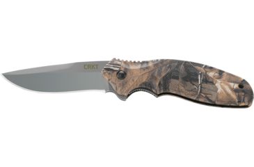 Image of CRKT Shenanigan Camo by Onion Design Folding Knife, 3.25in Blade and RealTree Xtra Green Camo Handle K481CXP