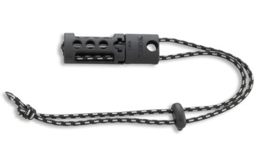 Image of CRKT SparkN Sharp - Tungsten Carbide Sharpener &amp; Fire Starter with Lanyard &amp; Keychain Loop 9081