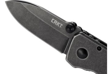 Image of CRKT Squid Folding Knife with Black Stonewash Blade, Black 2490KS