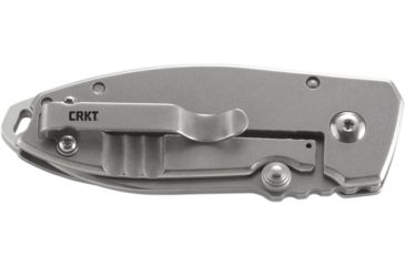 Image of CRKT Squid Folding Knife with Stainless Steel Blade, Silver 2490