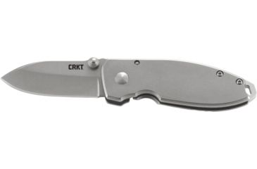 Image of CRKT Squid Folding Knife with Stainless Steel Blade, Silver 2490