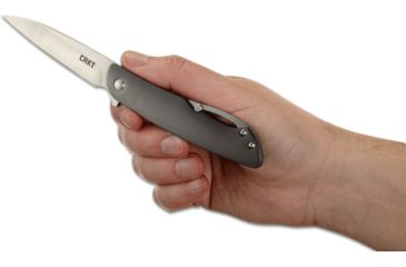 Image of CRKT Swindle Folding Knife by Onion Design, 3.2in Blade and Flat Handle K240XXP