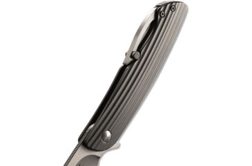 Image of CRKT Swindle Folding Knife by Onion Design, 3.2in Blade and Grooved Handle K241XXP