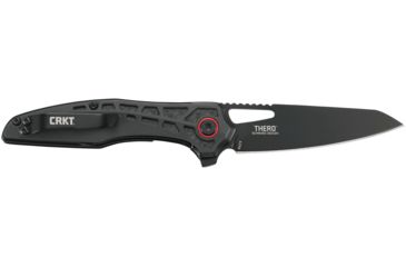 Image of CRKT Thero, Designed By T.J. Schwarz in Boise, Folding Knife W/Liner Lock, 3.08in, Plain Edge, Oxide Finish, Glass Reinforced Nylon Handle, 6290