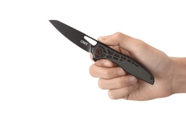 Image of CRKT Thero, Designed By T.J. Schwarz in Boise, Folding Knife W/Liner Lock, 3.08in, Plain Edge, Oxide Finish, Glass Reinforced Nylon Handle, 6290