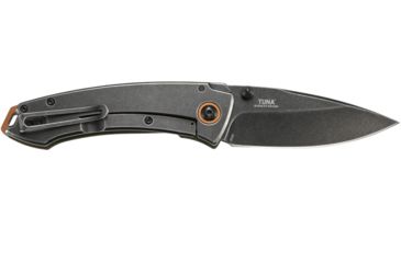 Image of CRKT Tuna Designed By Lucas Burnley in Orleans, Folding Knife W/Frame Lock, 3.22in, Plain Edge, Stonewash Finish, 2520