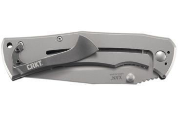 Image of CRKT Xan Designed By Darrin William Sirois in Fayetteville, Folding Knife W/Frame Lock, 3.6in, Plain Edge, Bead Blast Finish,, 2085