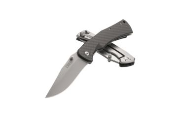 Image of CRKT Xan Designed By Darrin William Sirois in Fayetteville, Folding Knife W/Frame Lock, 3.6in, Plain Edge, Bead Blast Finish,, 2085