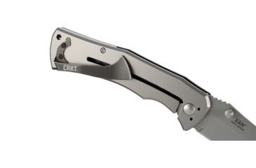 Image of CRKT Xan Designed By Darrin William Sirois in Fayetteville, Folding Knife W/Frame Lock, 3.6in, Plain Edge, Bead Blast Finish,, 2085