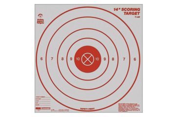 Image of Crosman 14in. Range Target Visible Impact 5 Ring 3-Pack 73962