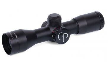 Image of CenterPoint 4x32mm Crossbow Scope/Etched Glass Reticle, Red/Green Illumination/25.4mm Tube Size, Black, LC432ERG2