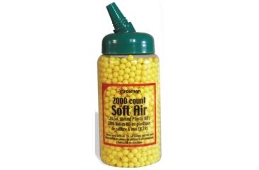 Image of Crosman 6mm Plastic BBs Green 2000 Rounds U-SAP2000