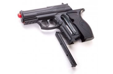 Image of Crosman Air Mag C11 6mm CO2 Powered, Semi-automatic Pistol, Black, SAMC11