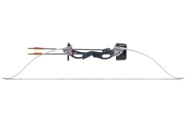 Image of CenterPoint Augusta Youth Recurve Bow/ Right Hand Grip/Built In Sight Rail, Silver, AYR2026