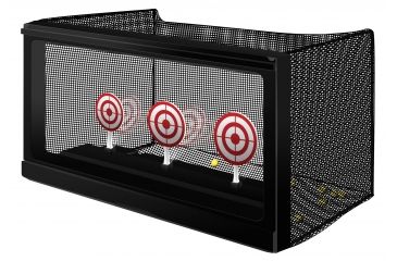 Image of Crosman Auto Reset Target System w/ Removable Mesh Trap, Black, ASTLG