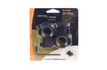 Image of CenterPoint Dovetail Rifle Scope Rings, CPM2PA-25H