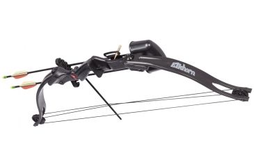 Image of CenterPoint Elkhorn Jr Compound Bow/ 17-21lb Draw Weight/26in Max Draw/ Right Handed, Black, ABY1721