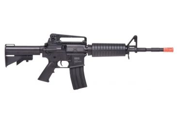 Image of Crosman GameFace M4S AEG Semi/Full Auto Electric Airsoft Rifle,300 Round,Black 80626