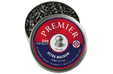 Image of Crosman LUM177 Premier Pellets Heavy Pellets .177 500 Count Silver
