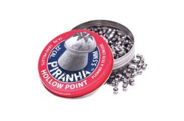 Image of Crosman Premier Piranha HP Pellets, .22 Caliber, 14 grain, 400 Rounds, LPPH2