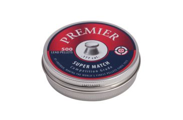 Image of Crosman Premier SuperMatch Pellet, .177 Caliber, 7.9 grain, 500 Rounds, LM77