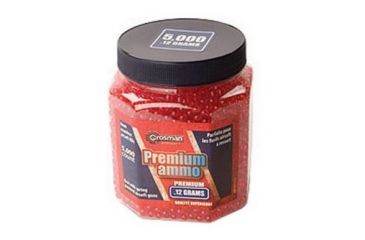 Image of Crosman Premium Airsoft BBs,Translucent Red,.12g,6mm,5000 Count 72620