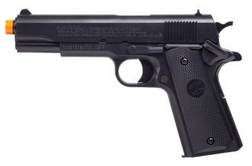 Image of Crosman Stinger P311 6mm Spring Powered Single Shot Airsoft Pistol, Black, ASP311B