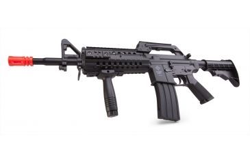 Image of Crosman Stinger R37 Spring Powered, Military-Style Tactical Airsoft Rifle, Black, 50003