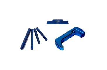 Image of Cross Armory 3-Piece Kit 3 Pin Set, Glock Gen 1-3, Extended Mag Catch, Extended Slide Lock, Purple, Small, crGOKpl