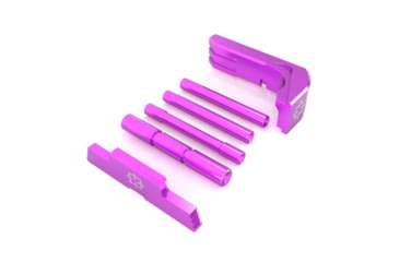 Image of Cross Armory 3-Piece Kit 4 Pin Set, P80, Extended Mag Catch, Extended Slide Lock, PURPLE, Small, CRP80OKPL