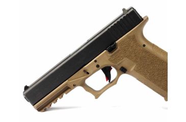 Image of Cross Armory Enhanced Flat Faced Trigger for P80 Gen 1 w/ Bar, Shoe &amp; 3.5 Spring, Aluminum, 40 cal, Anodized Black Finish, crP80di40