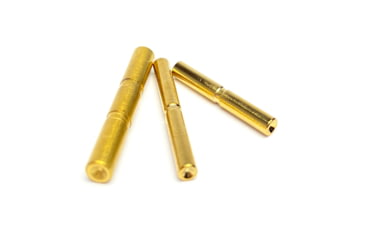 Image of Cross Armory Glock 3-Piece Kit, 3 Pin Set, Extended Mag Catch, Extended Slide Lock, Gen 5, Gold, CRG5OKGD