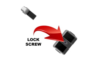 Image of Cross Armory Glow-In-The-Dark Pistol Sights, Black, Tall, crGSt-bk