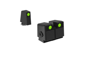 Image of Cross Armory Glow-In-The-Dark Pistol Sights, Black, Tall, crGSt-bk