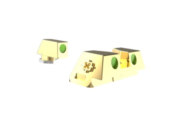 Image of Cross Armory Glow-In-The-Dark Pistol Sights, Gold, Standard, crGSs-gd