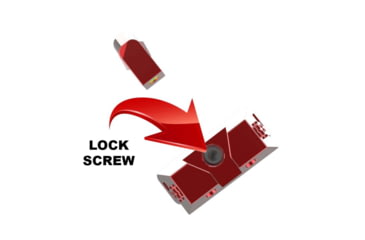 Image of Cross Armory Glow-In-The-Dark Pistol Sights, Red, Standard, crGSs-rd