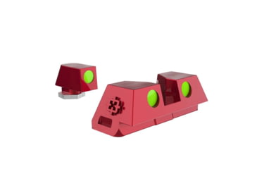 Image of Cross Armory Glow-In-The-Dark Pistol Sights, Red, Standard, crGSs-rd