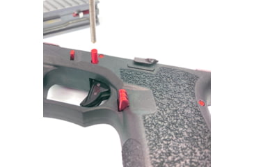 Image of Cross Armory P80 Performance 4 Pin Set, V and C, Red, CRP80PSRD