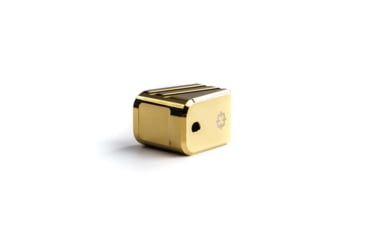 Image of Cross Armory Weighted Base Plate +0 Magazine Extension, Glock Gen 1-5 17/22/31, Gold, crG+0ME-g17gd
