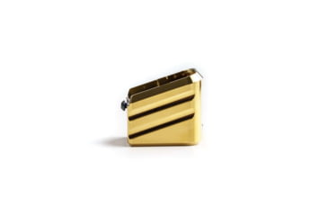 Image of Cross Armory Weighted Base Plate +0 Magazine Extension, Glock Gen 1-5 17/22/31, Gold, crG+0ME-g17gd