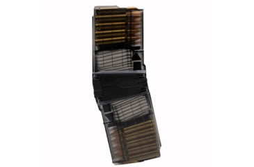 Image of Cross Industries Ar15 10/10 Coupling Pistol Magazine, Set of 2, Transparent Smoked, CM10AR15P55645B