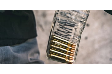 Image of Cross Industries Ar15 10/10 Coupling Pistol Magazine, Set of 2, Transparent Smoked, CM10AR15P55645B