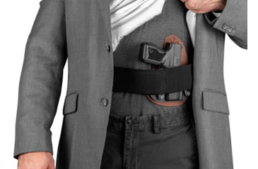 Image of CrossBreed Holsters Liberty Holster Support Band, Multi-Fit, Ambidextrous, Kydex, Black, Large, LB-L-K