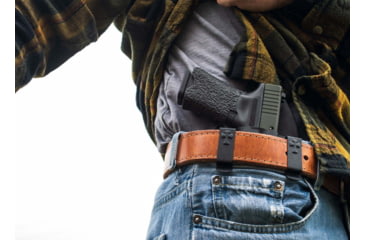 Image of USED CrossBreed Holsters Reckoning Holster, Glock 19, Right Hand, Black, RECK-R-1220-CB-BL, EDEMO1, Used, Condition Fair, Scratches