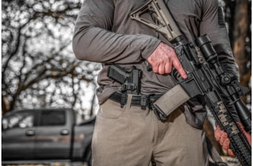 Image of CrossBreed Holsters Rogue IWB Holster, Glock 43, 43X, Right Hand, Kydex, Black, Medium, RHO-R-1216-BL