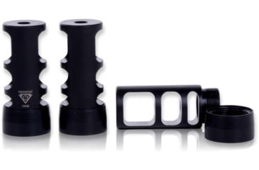 Image of Crosstac Mk109 Muzzle Brake, 6mm, Black, 135701-6