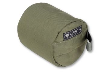 Image of Crosstac Shooters Kneeling Roll Shooting Rest Bag /Pre-Filled, Olive Drab, 110065-OD