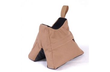Image of Crosstac Ultralight Saddle Shooting Rest Bag / Pre-Filled, Coyote Brown, 110060-CB-UL