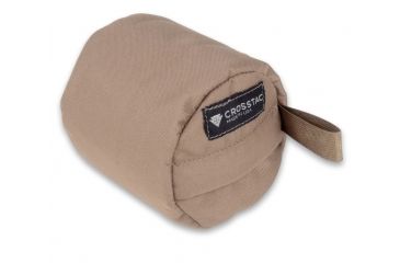 Image of Crosstac Ultralight Shooters Kneeling Roll Shooting Rest Bag /Pre-Filled, Coyote Brown, 110084-CB